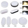 Outdoor Wall Mounted Round Daylight White Plastic Led Bulkhead Light